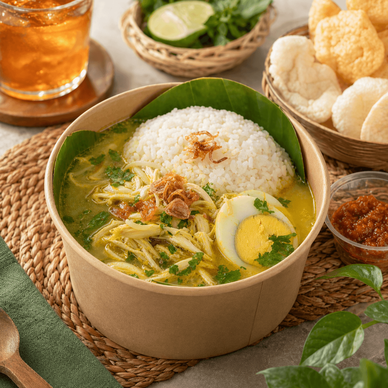 Paket Nasi Soto Ayam