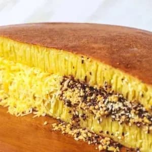 1/2 keju 1/2 kacang coklat wijen