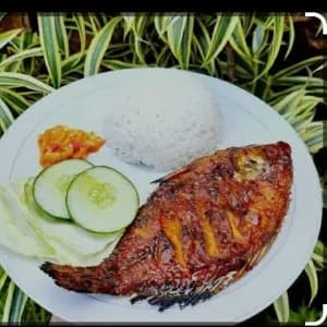 Nasi Ikan Nila Bakar